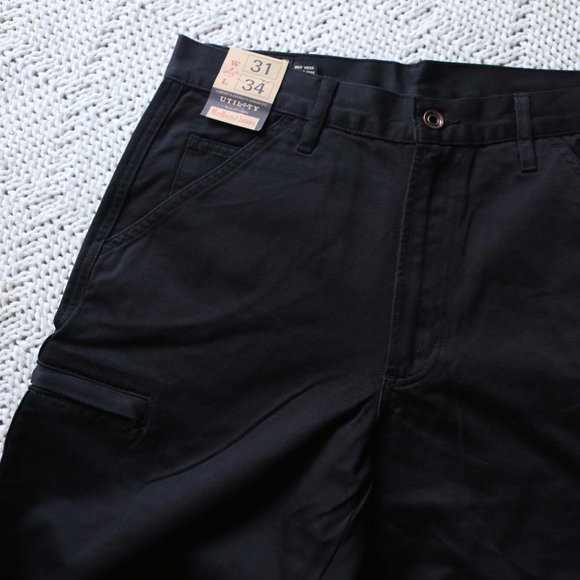 Marlboro Classics Men's Pants 31X34 NWT VTG Black - Picture 4 of 8